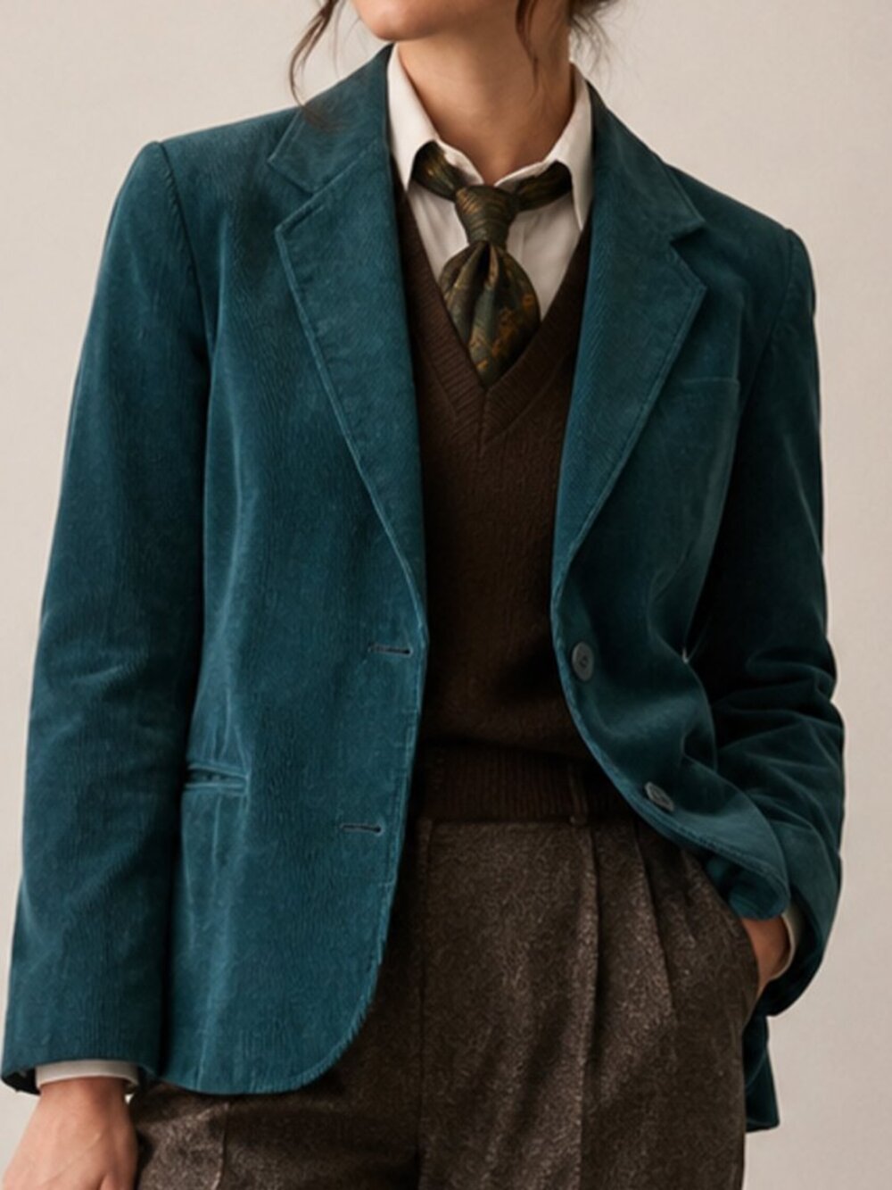 Vintage Compositions 1980's Corduroy Blazer
